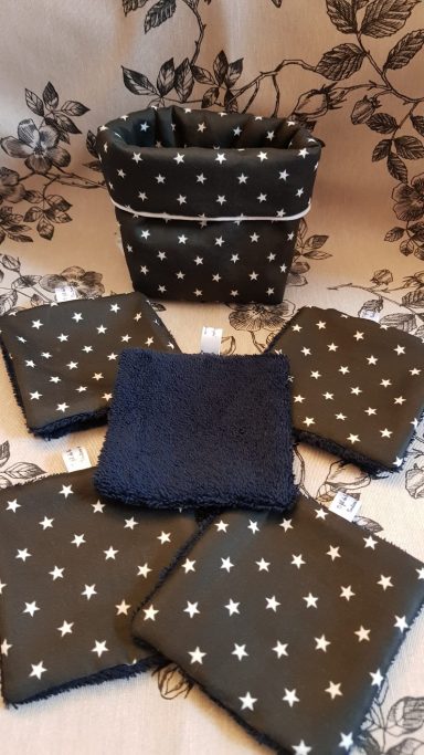 lingettes lavables démaquillantes