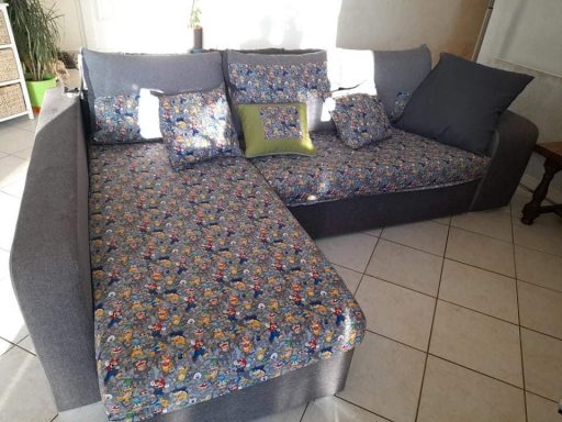 housse et coussins de canapé